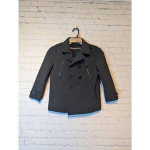 Urban Republic soft shell peacoat style boys coat 7 *